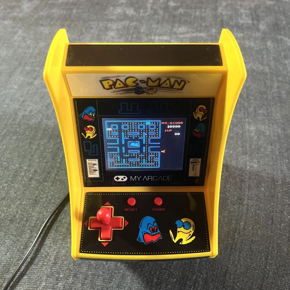 My Arcade Pac-Man Micro Player Mini Arcade Video Game Machine Works Tested